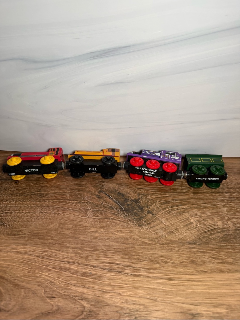 Thomas & Friends Wooden Railway Train Lot Victor Bill Charlie Tender - Picture 7 of 7